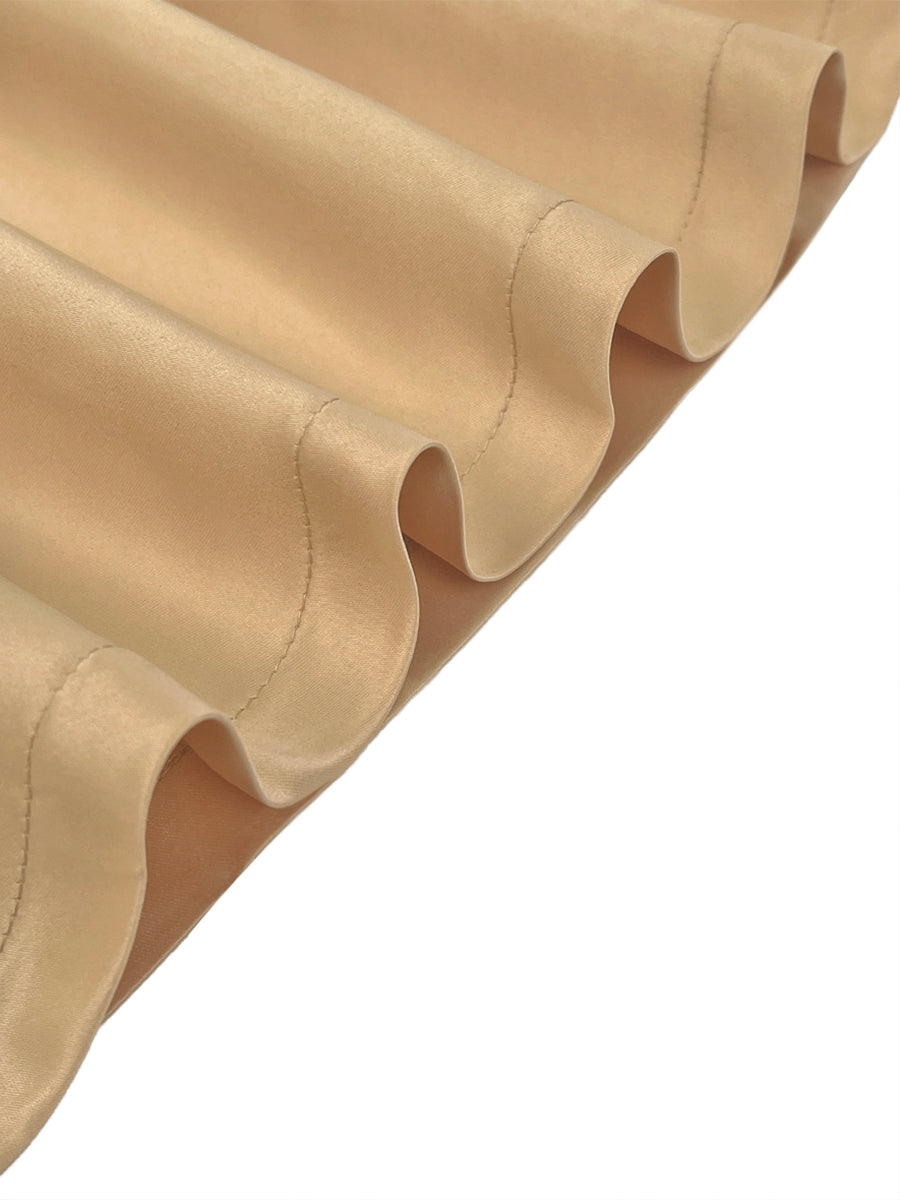 Gold A-Line Maxi Dress