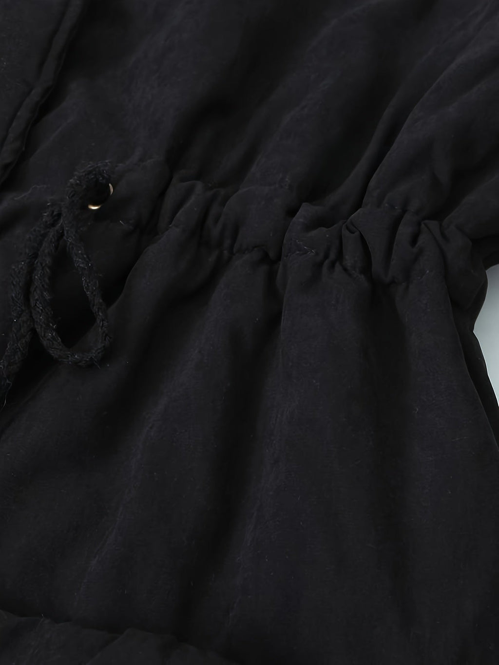 Black Hooded Coat