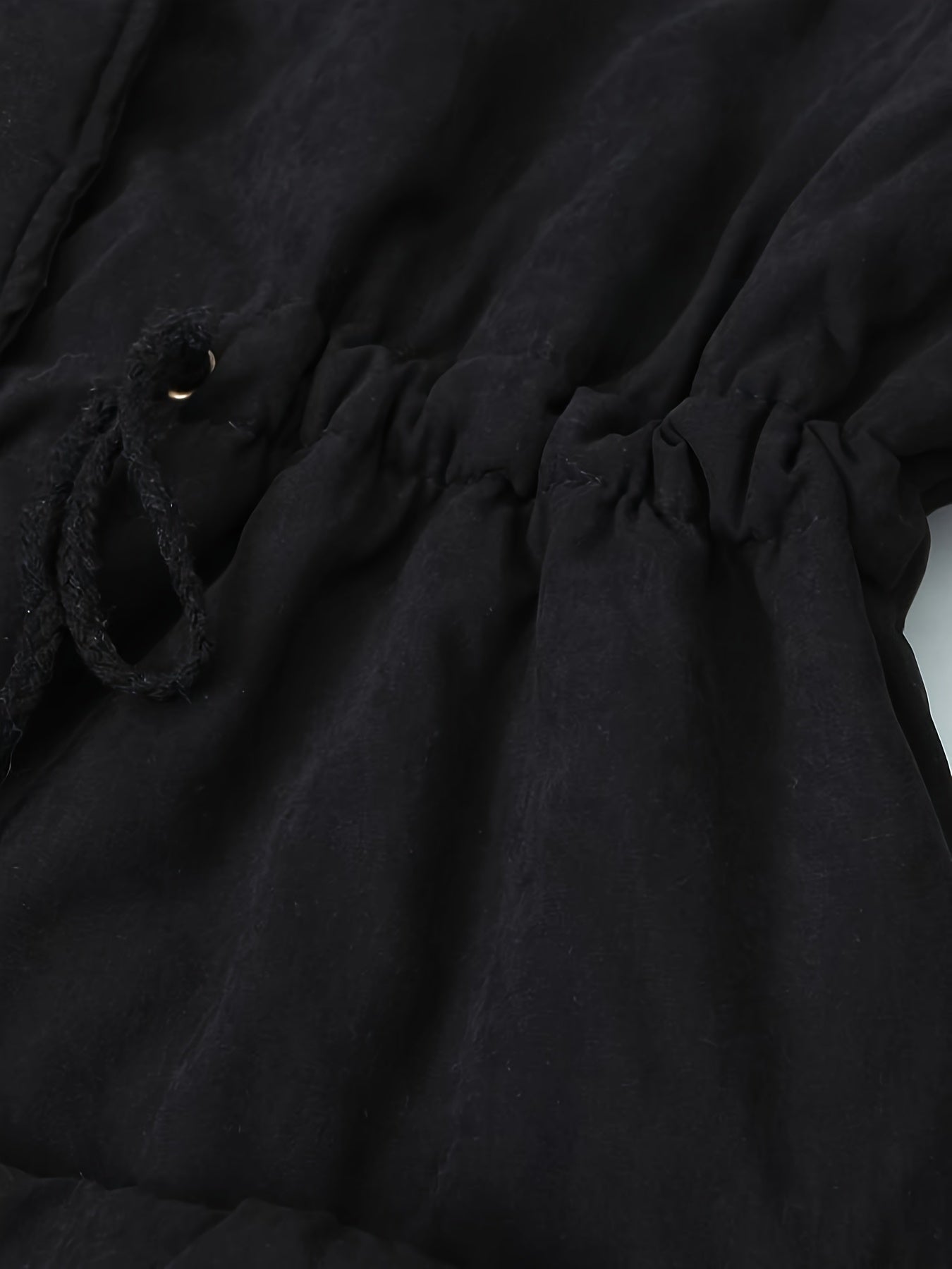 Black Hooded Coat