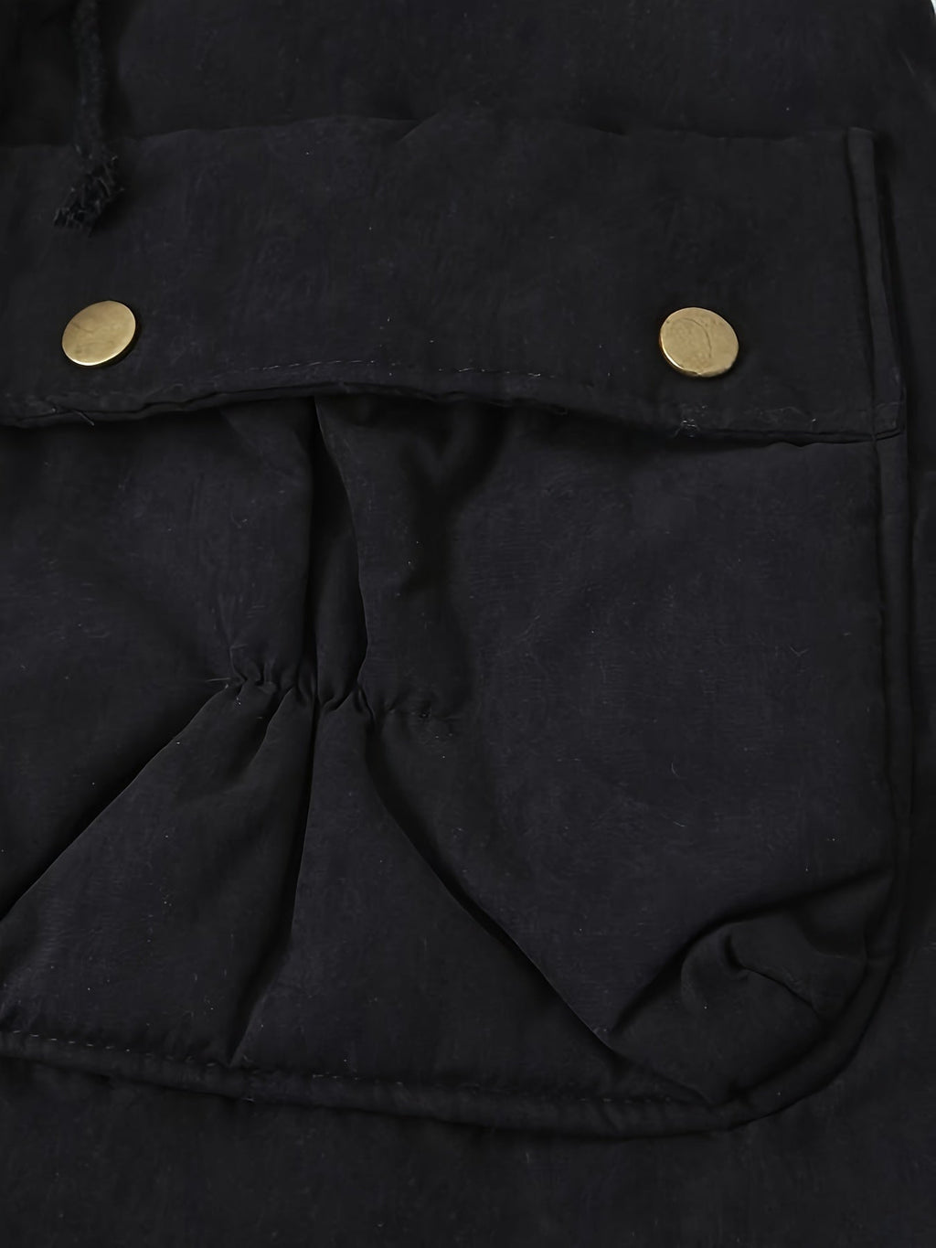 Black Hooded Coat