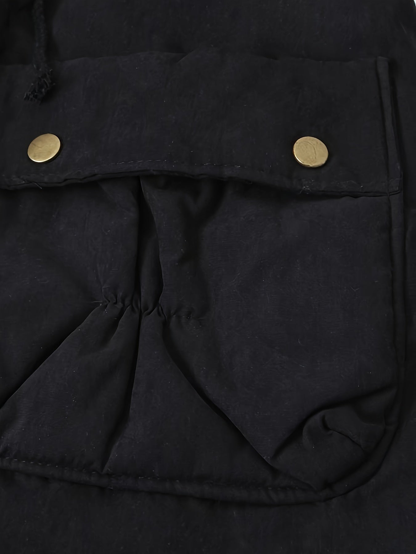 Black Hooded Coat