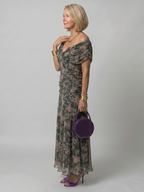 Calen - Off Shoulder Flow Midi Dress