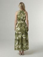Sylin - Gathered Halter Midi Dress