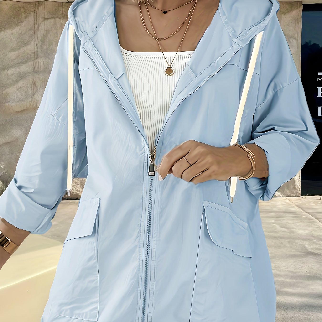Hooded Jacket, detail view