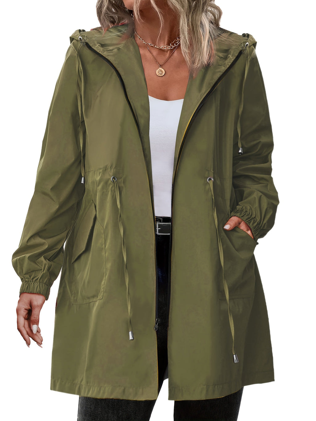 Yellow Hooded Coat