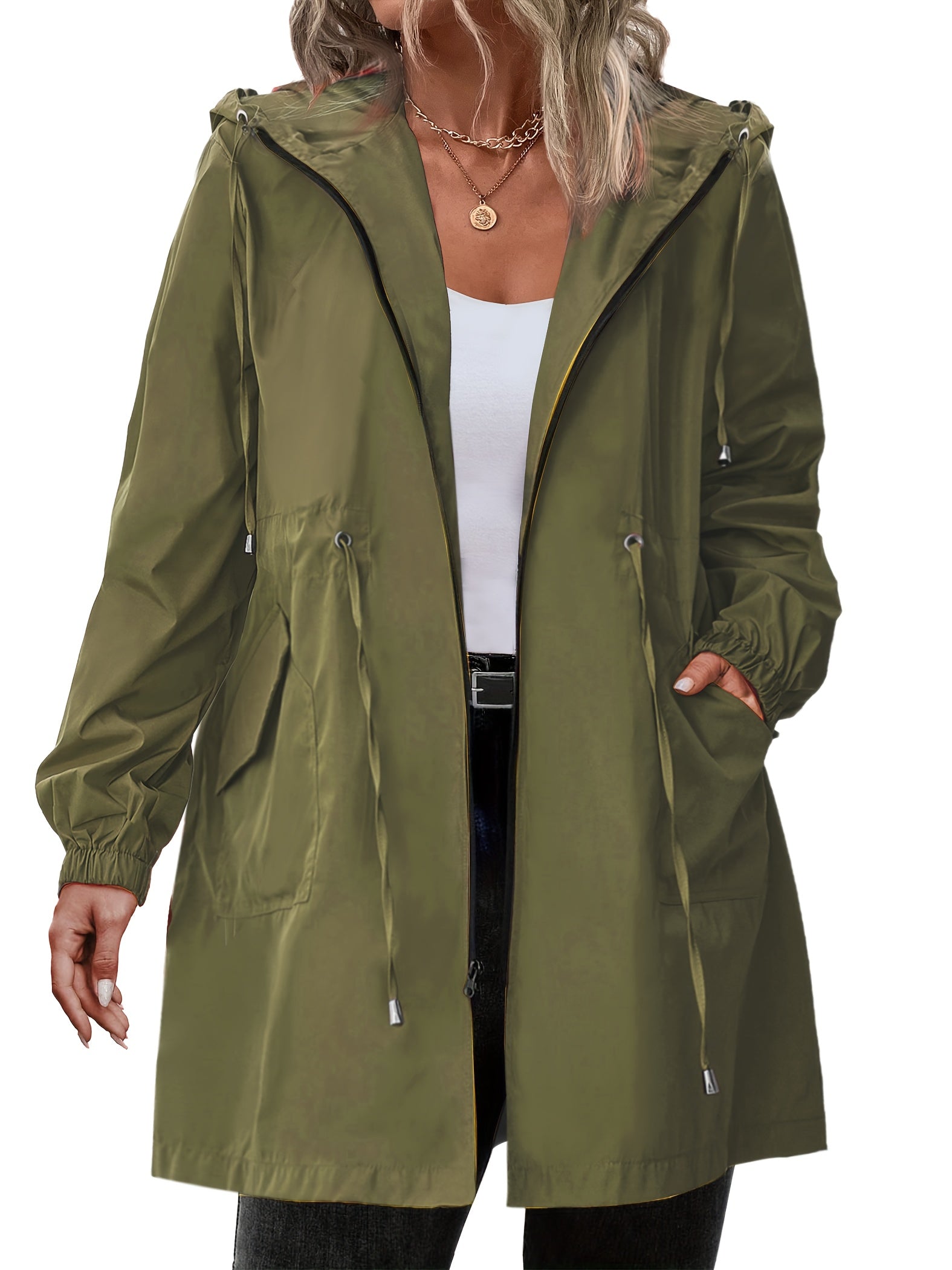 Yellow Hooded Coat