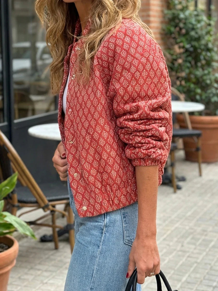 Red Floral Jacket