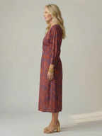 Lune - Natural Wrap Midi Dress