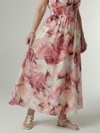 Sylin - Gathered Halter Midi Dress