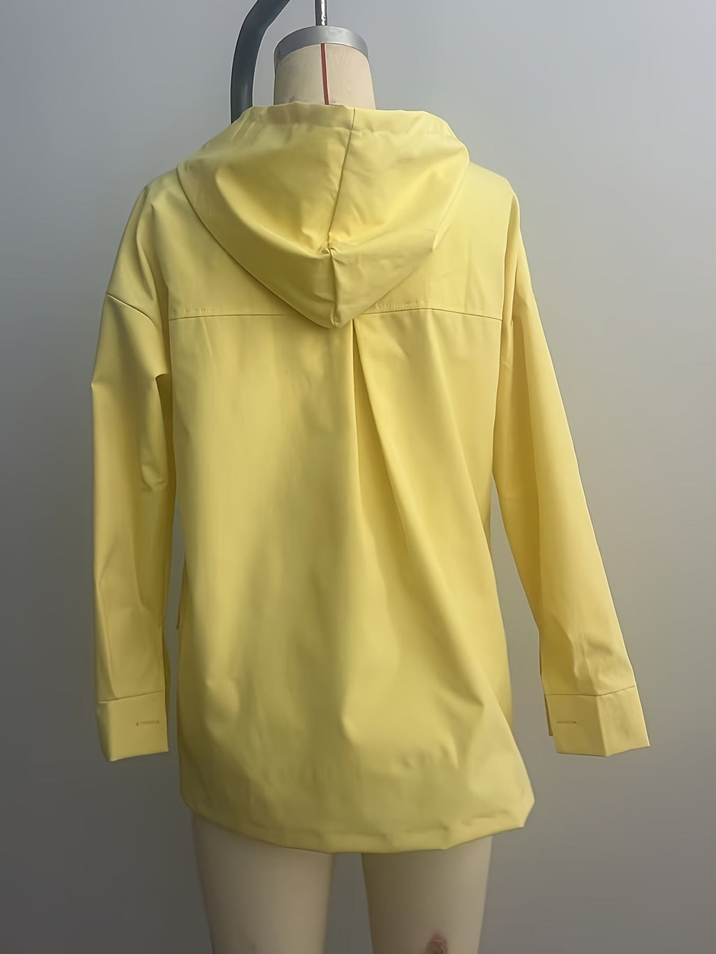 Beige Hooded Jacket