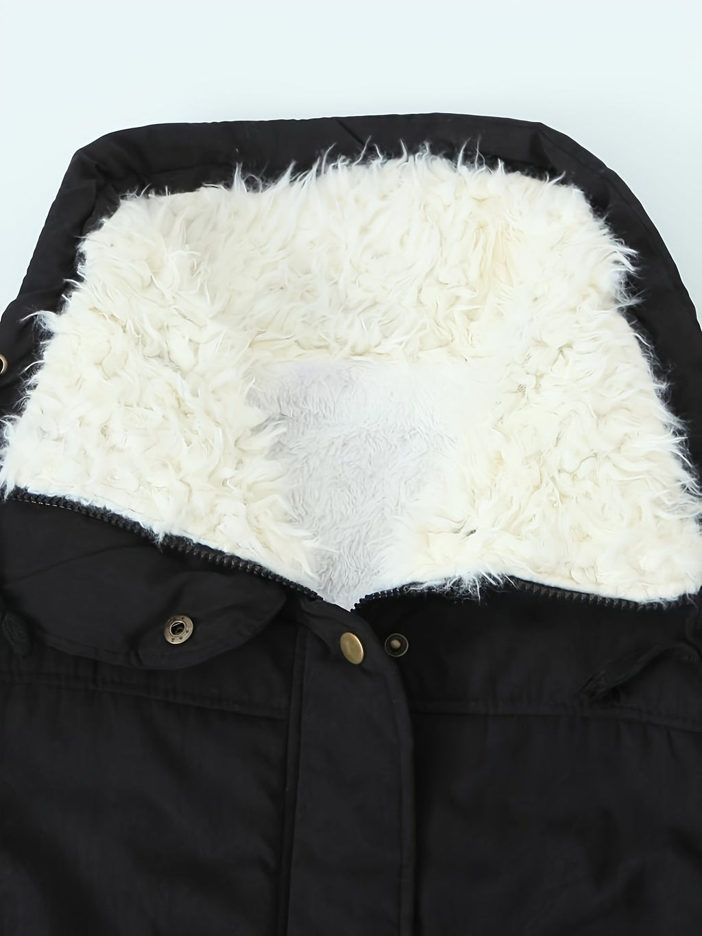 Black Hooded Coat