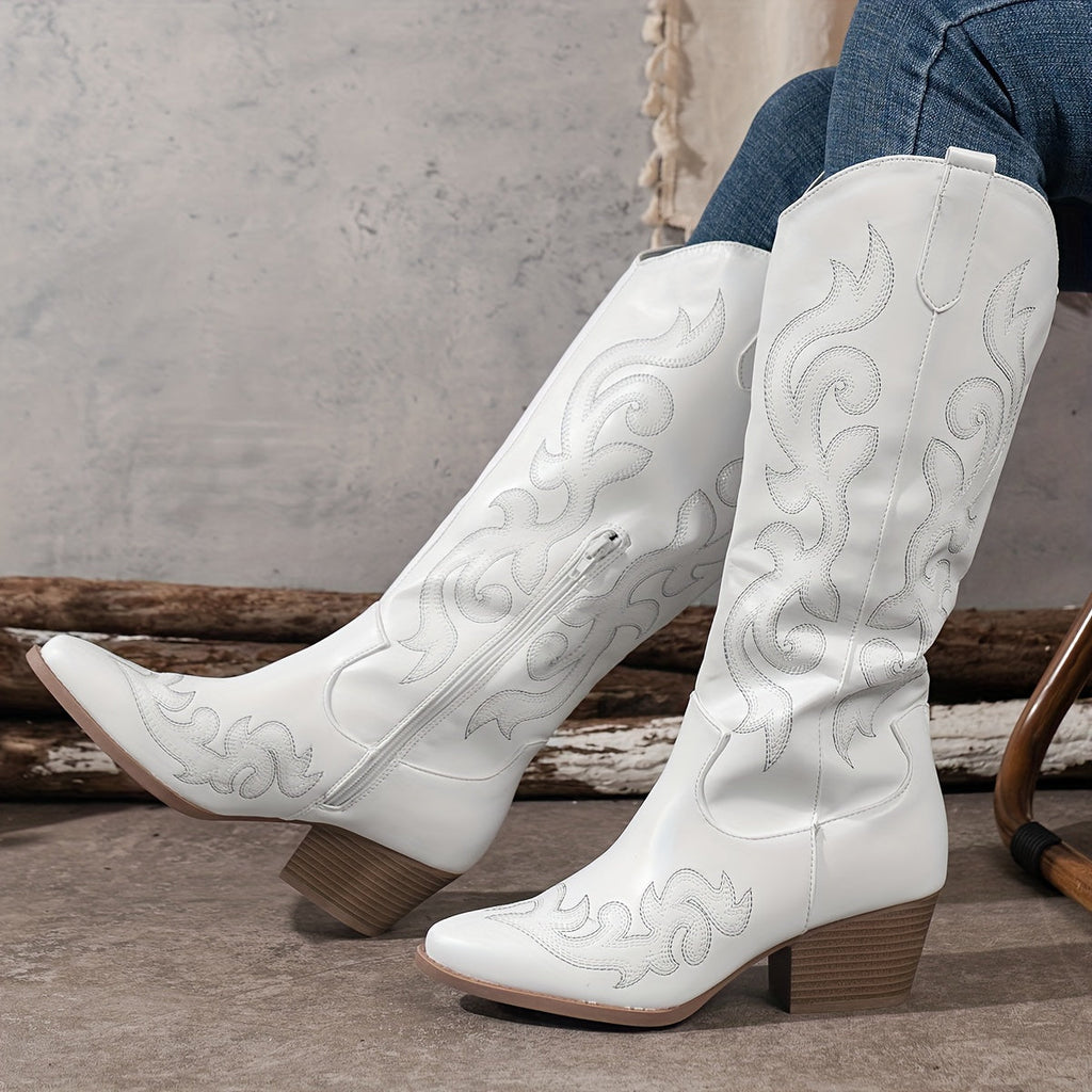 knee-high cowboy Boots