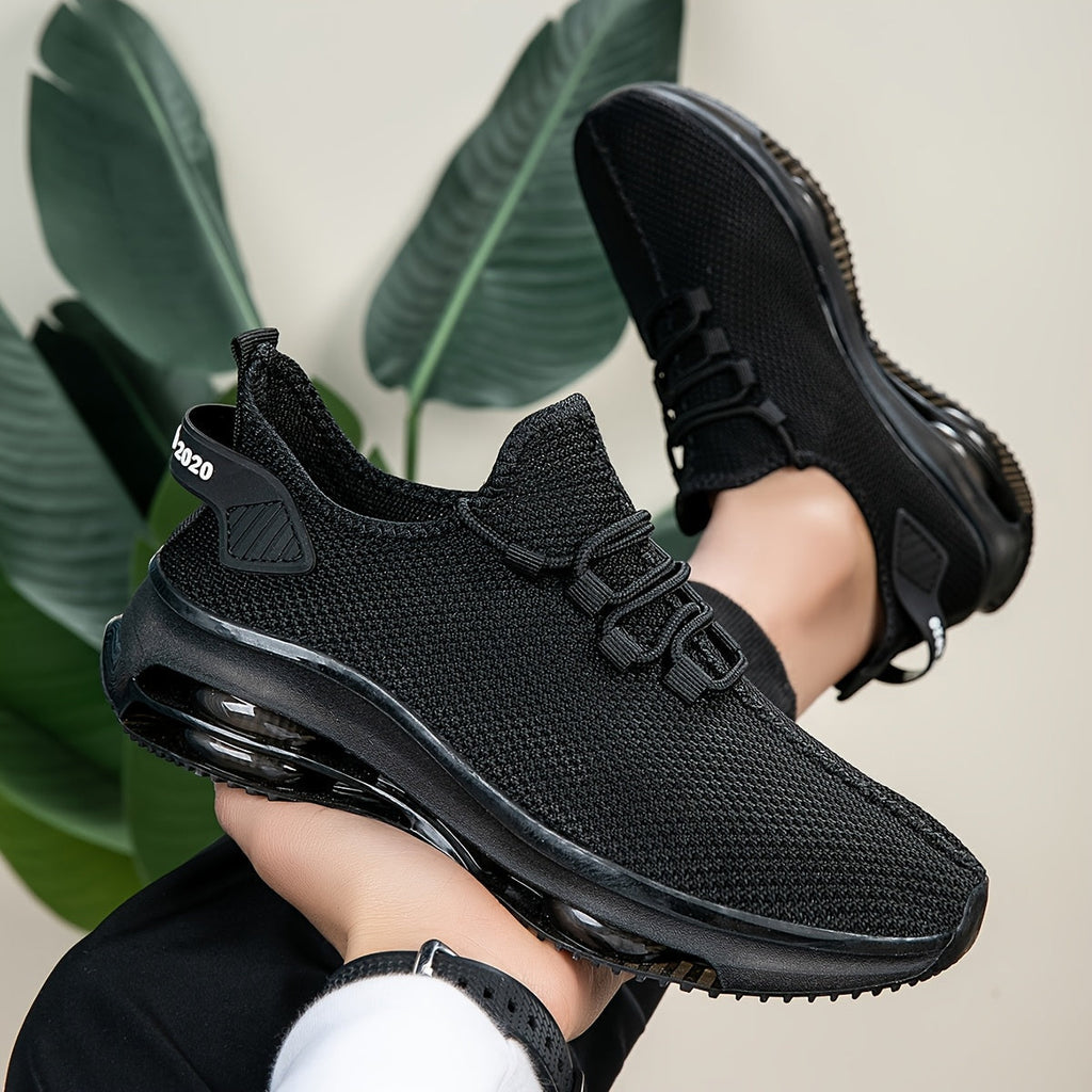 Black knit slip-on Sneakers