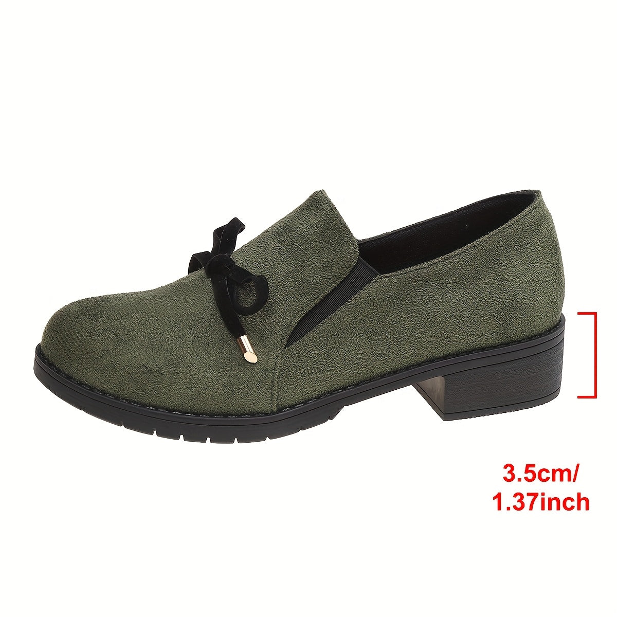 Bow-Detail Slip-On Loafers