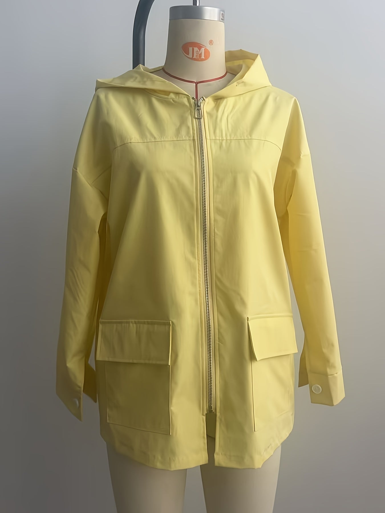 Beige Hooded Jacket