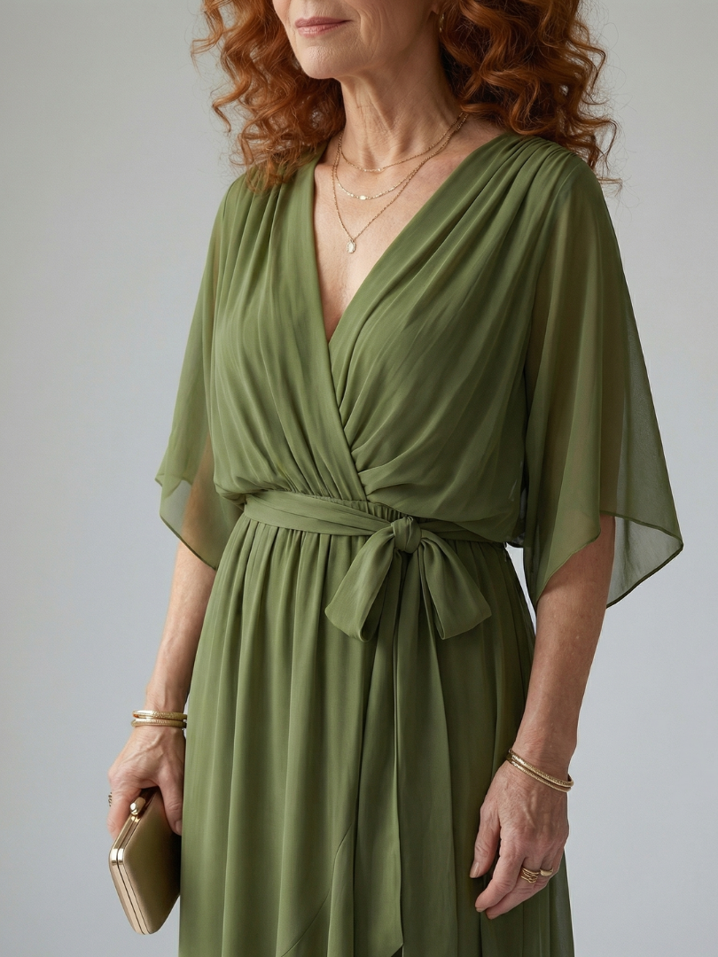 Elric - Light Drape Midi Dress