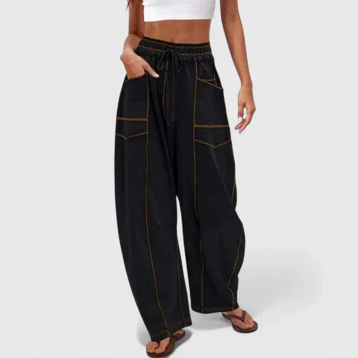 Brown wide-leg Pants