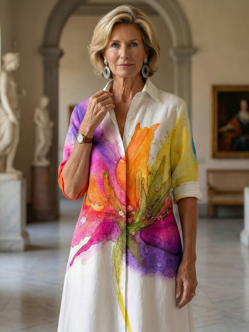 Ulyssa - Painted Garden Dress