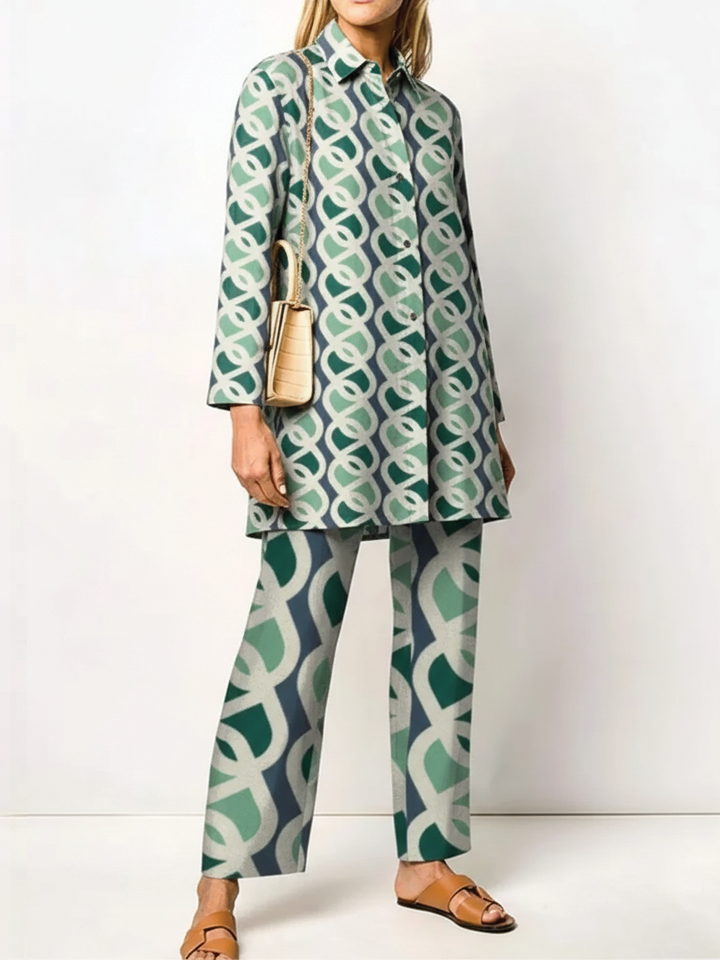 Farrah | Stylish Tunic Pants Two Piece Set