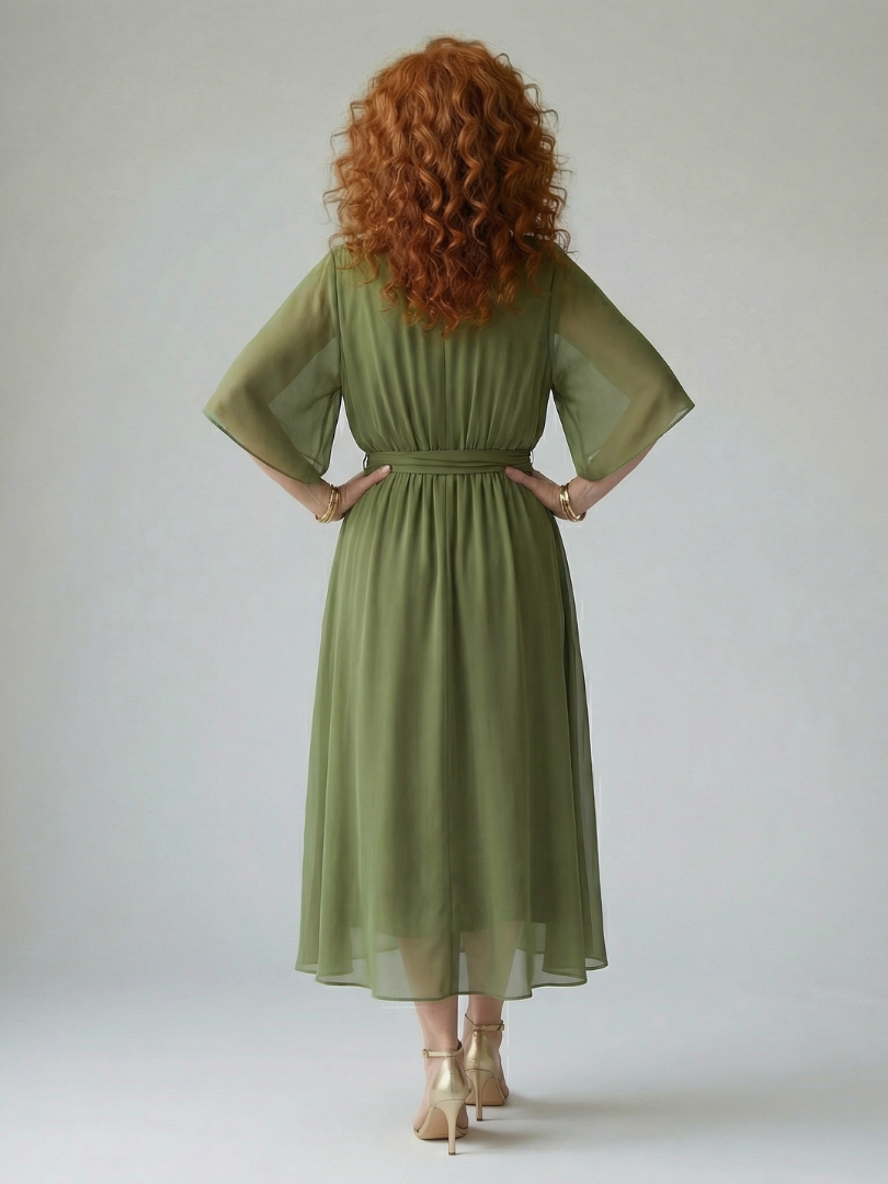 Elric - Light Drape Midi Dress