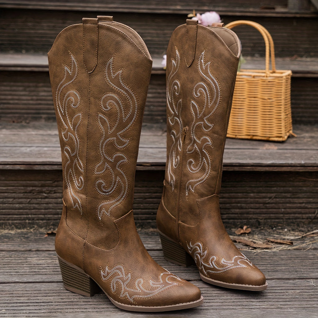 knee-high cowboy Boots