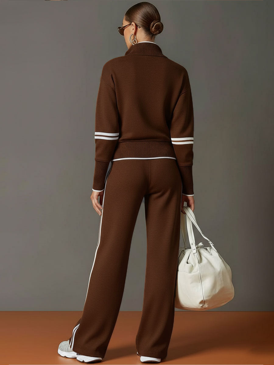 Half-zip tracksuit co-ord set