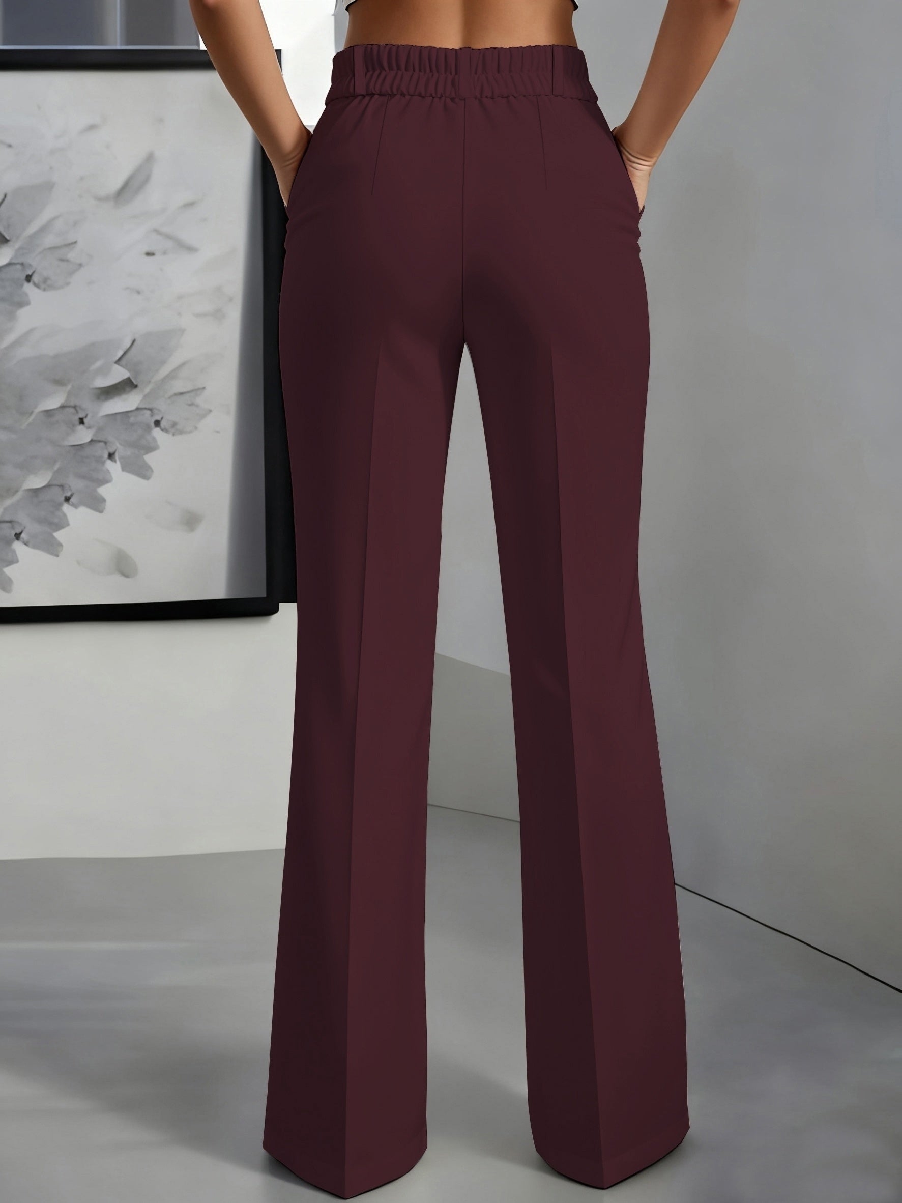 tailored wide-leg Pants