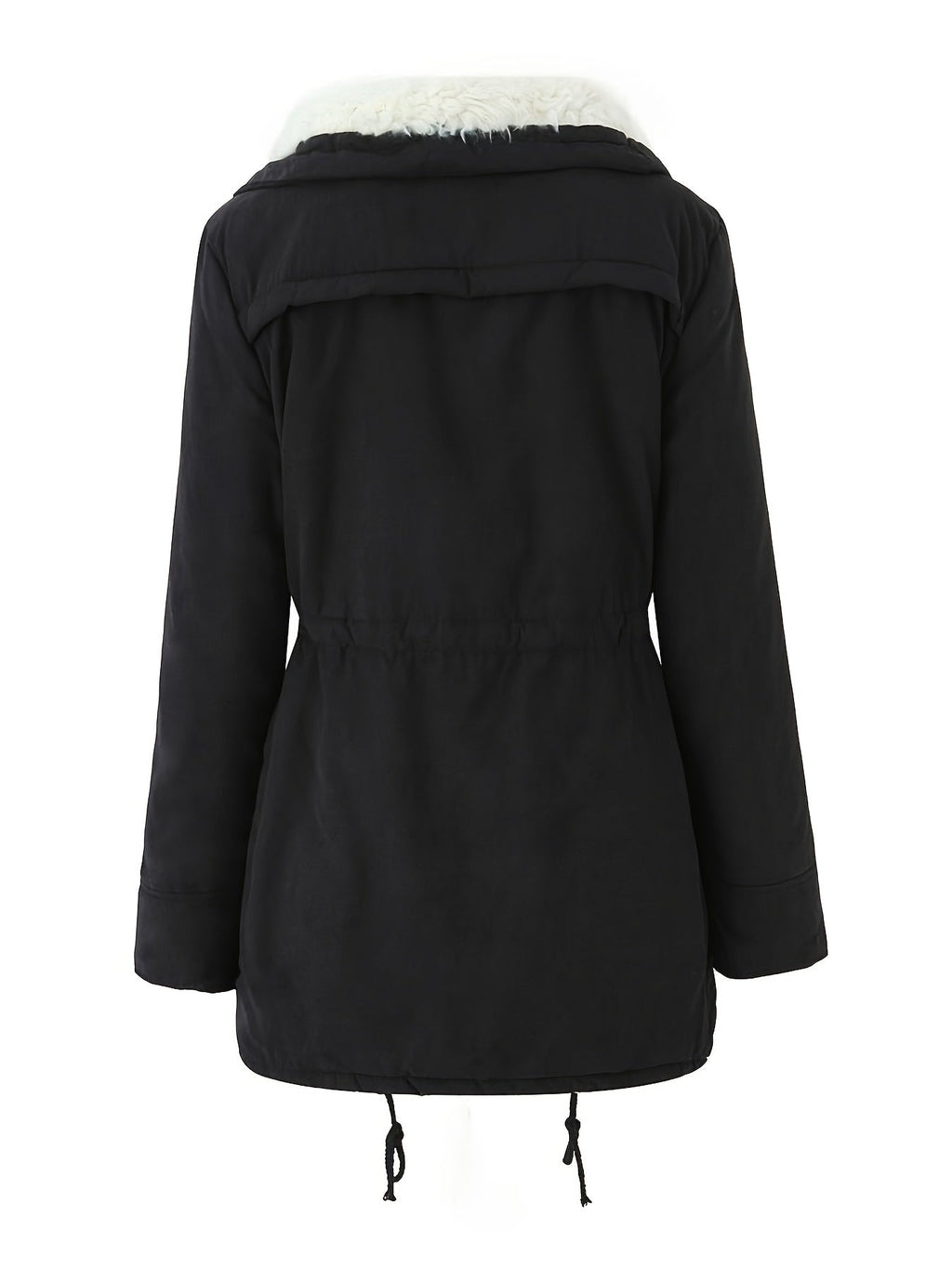 Black Hooded Coat