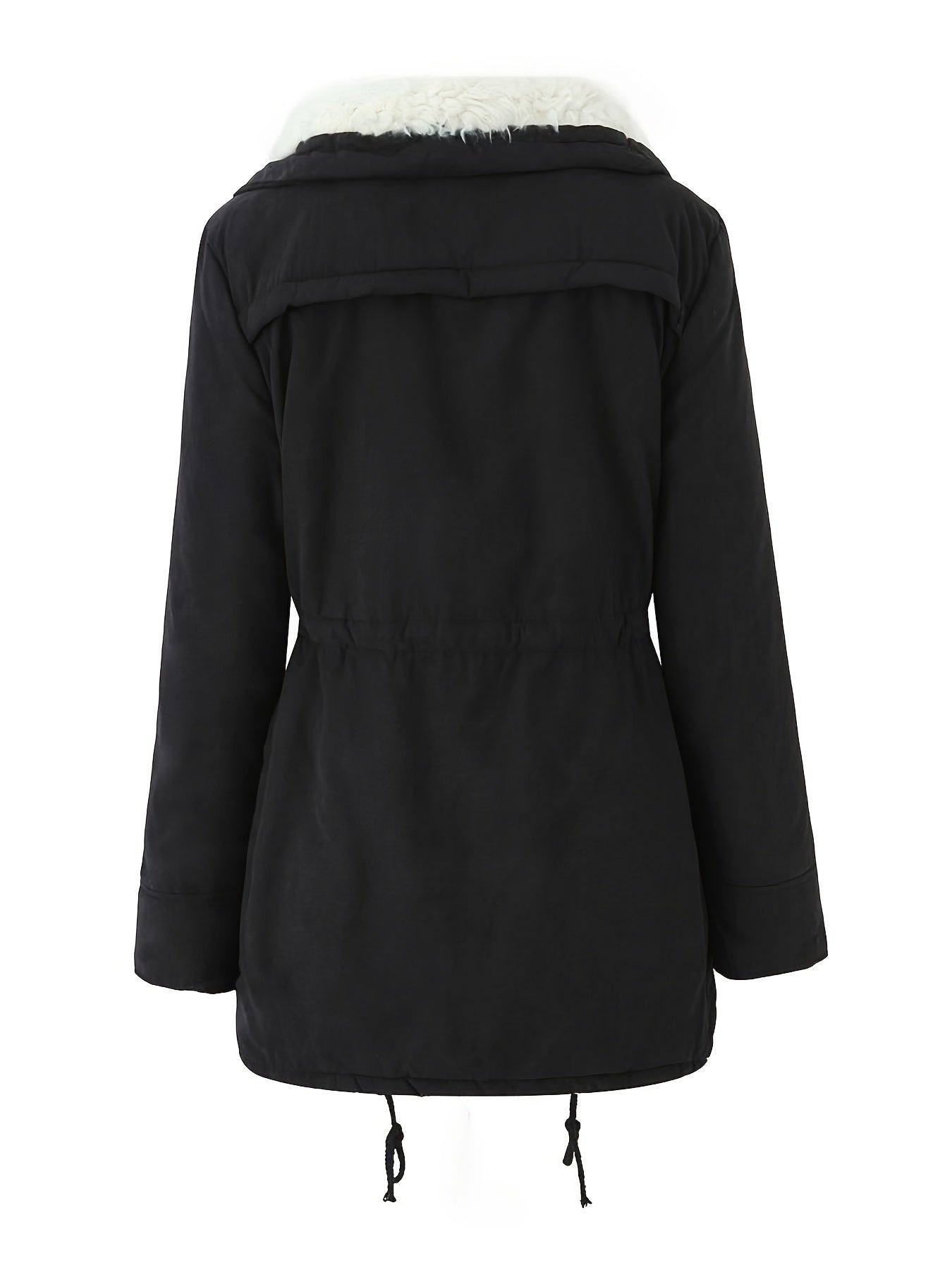 Black Hooded Coat