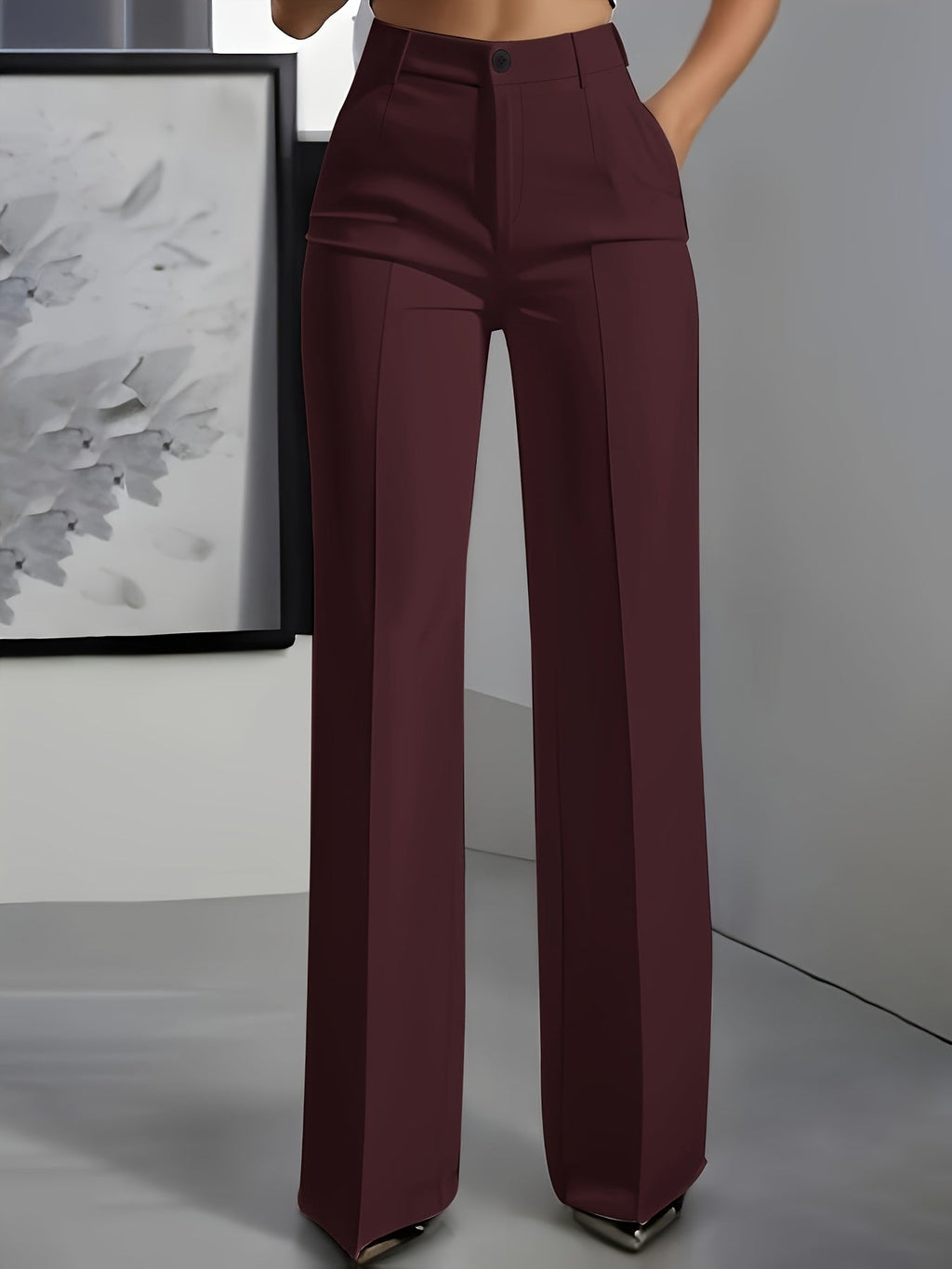 tailored wide-leg Pants