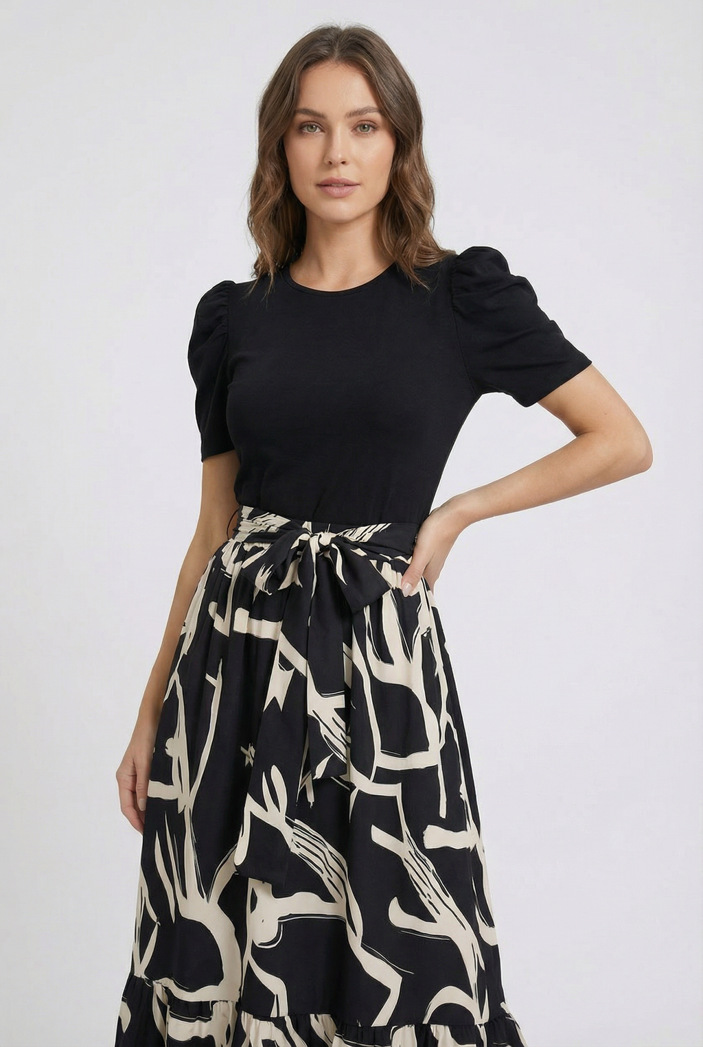 Women's Floral Print A-line Maxi Dress