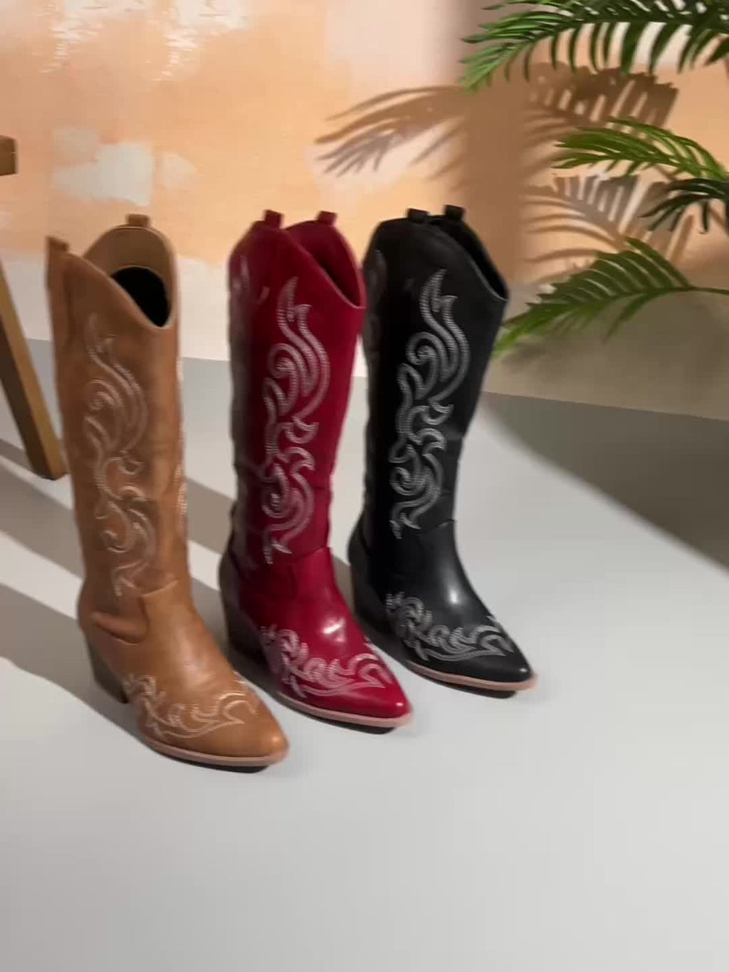 knee-high cowboy Boots