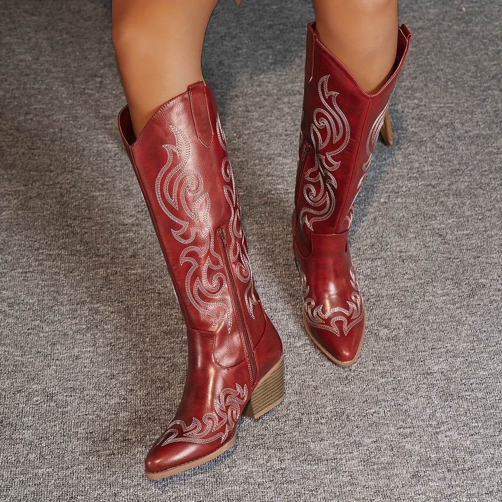 knee-high cowboy Boots