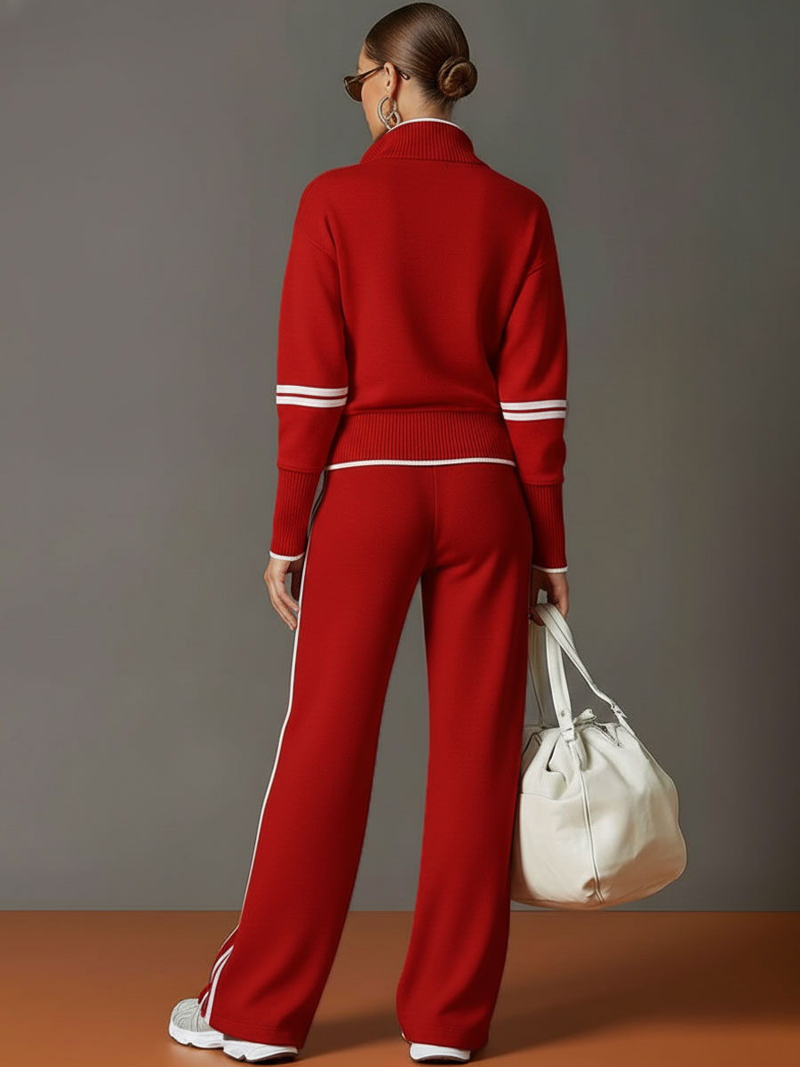 Half-zip tracksuit co-ord set