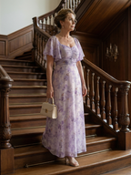 Vaelis - Flutter Sleeve Midi Dress