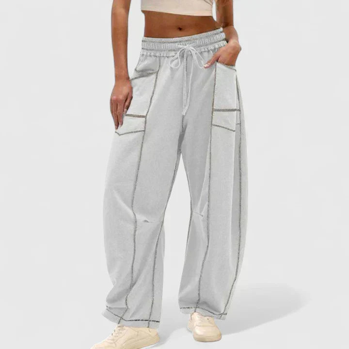 Yellow wide-leg Pants