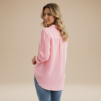 Classic Women's Linen Button-Up Shirt