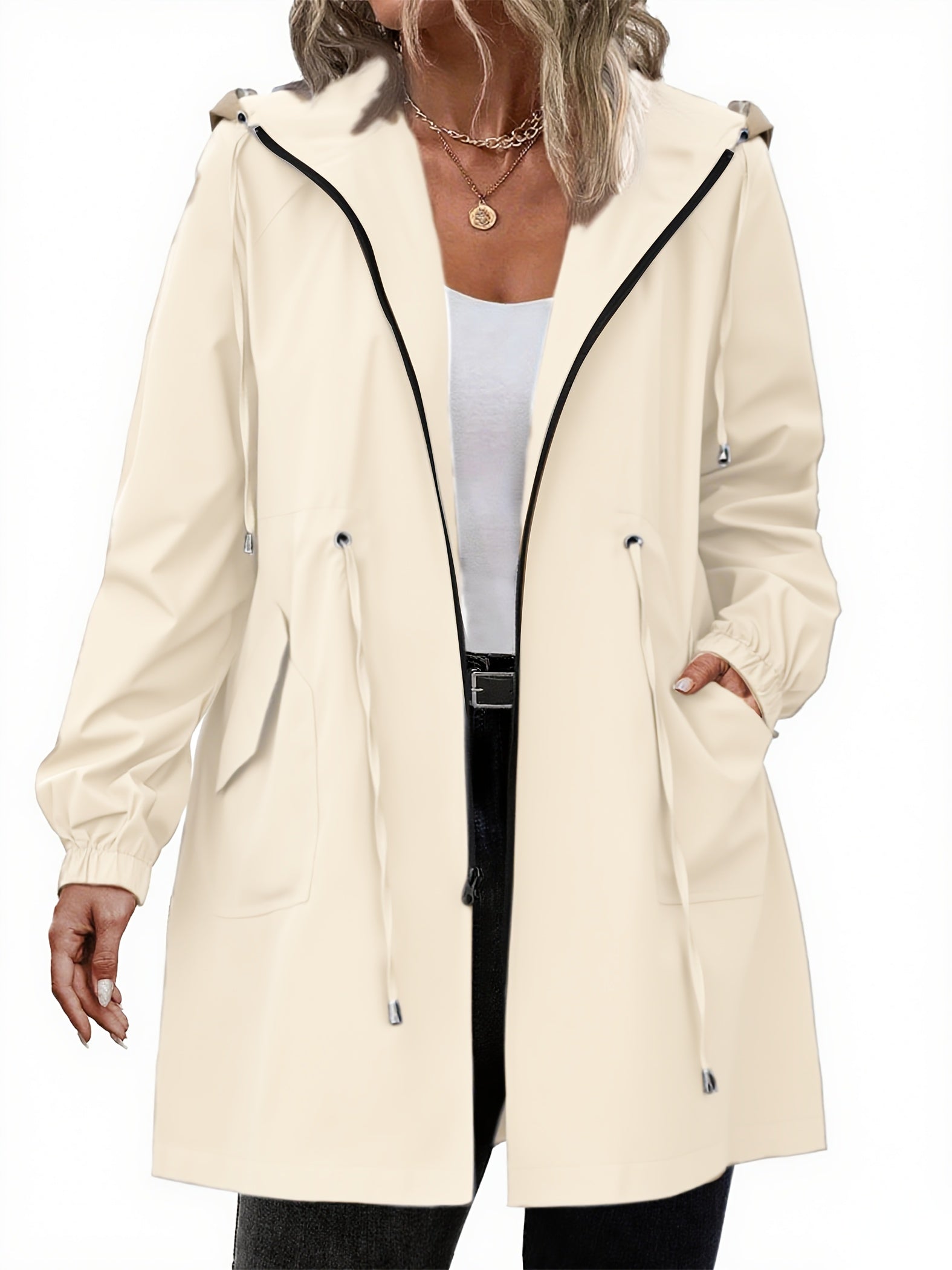 Yellow Hooded Coat