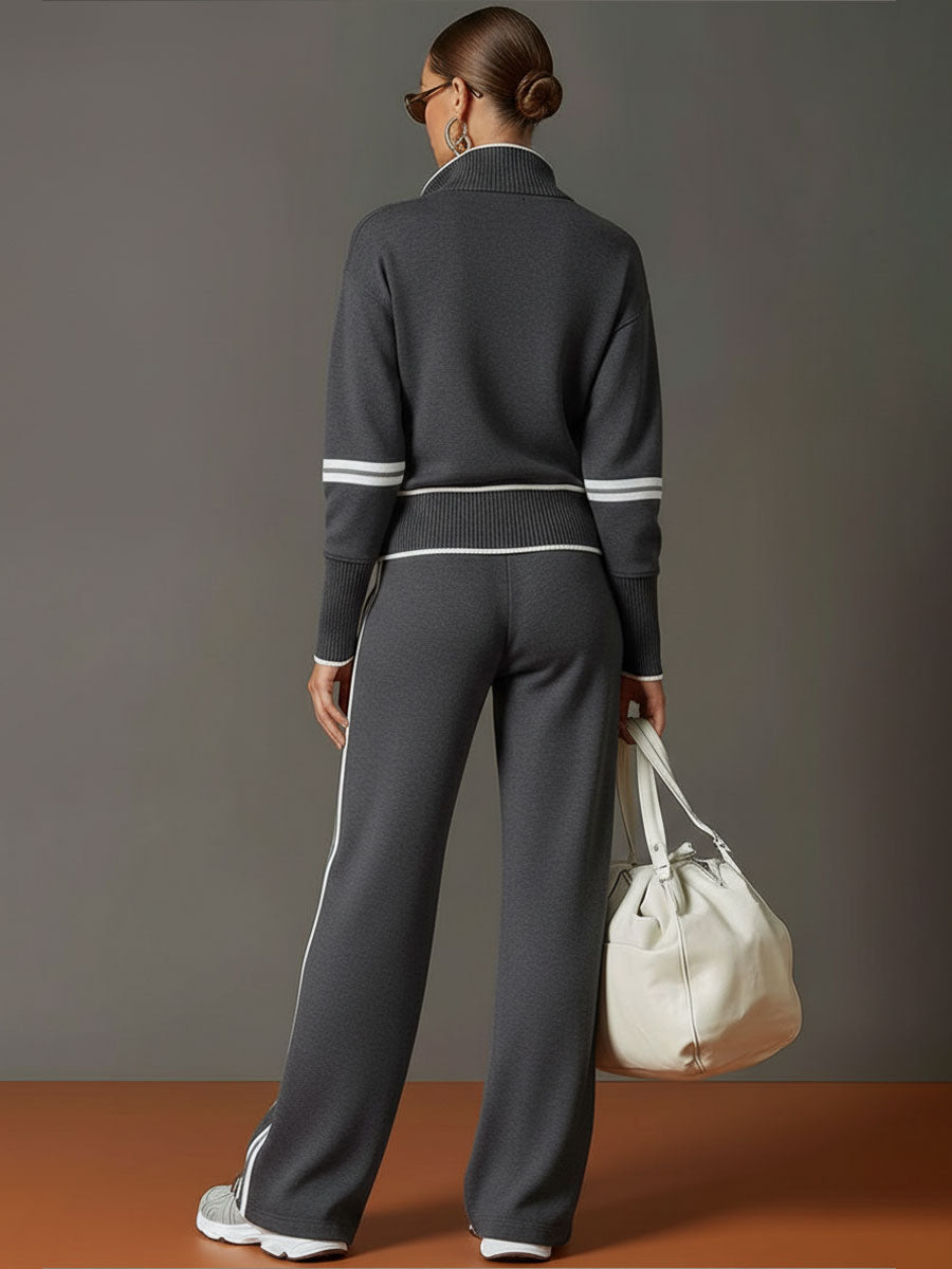 Half-zip tracksuit co-ord set