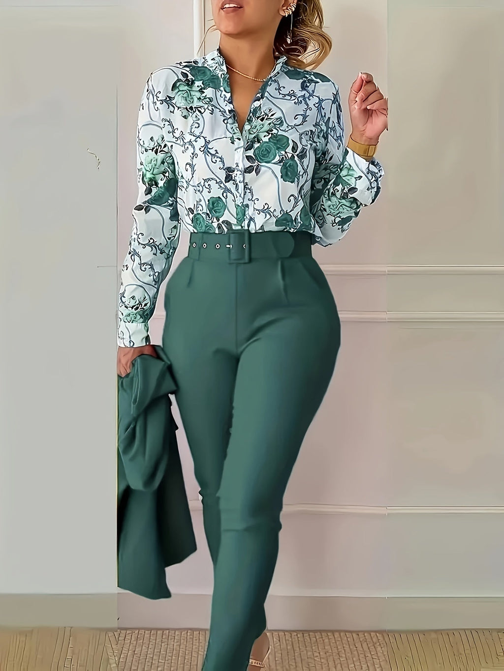 Elegant Floral Co-ord Set