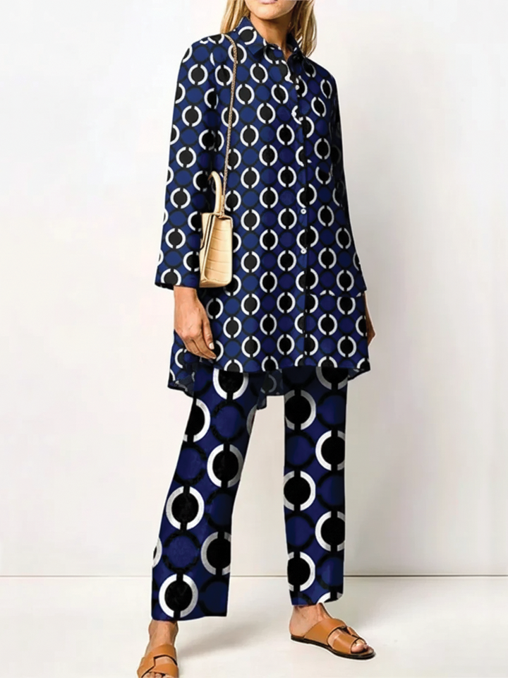 Farrah | Stylish Tunic Pants Two Piece Set