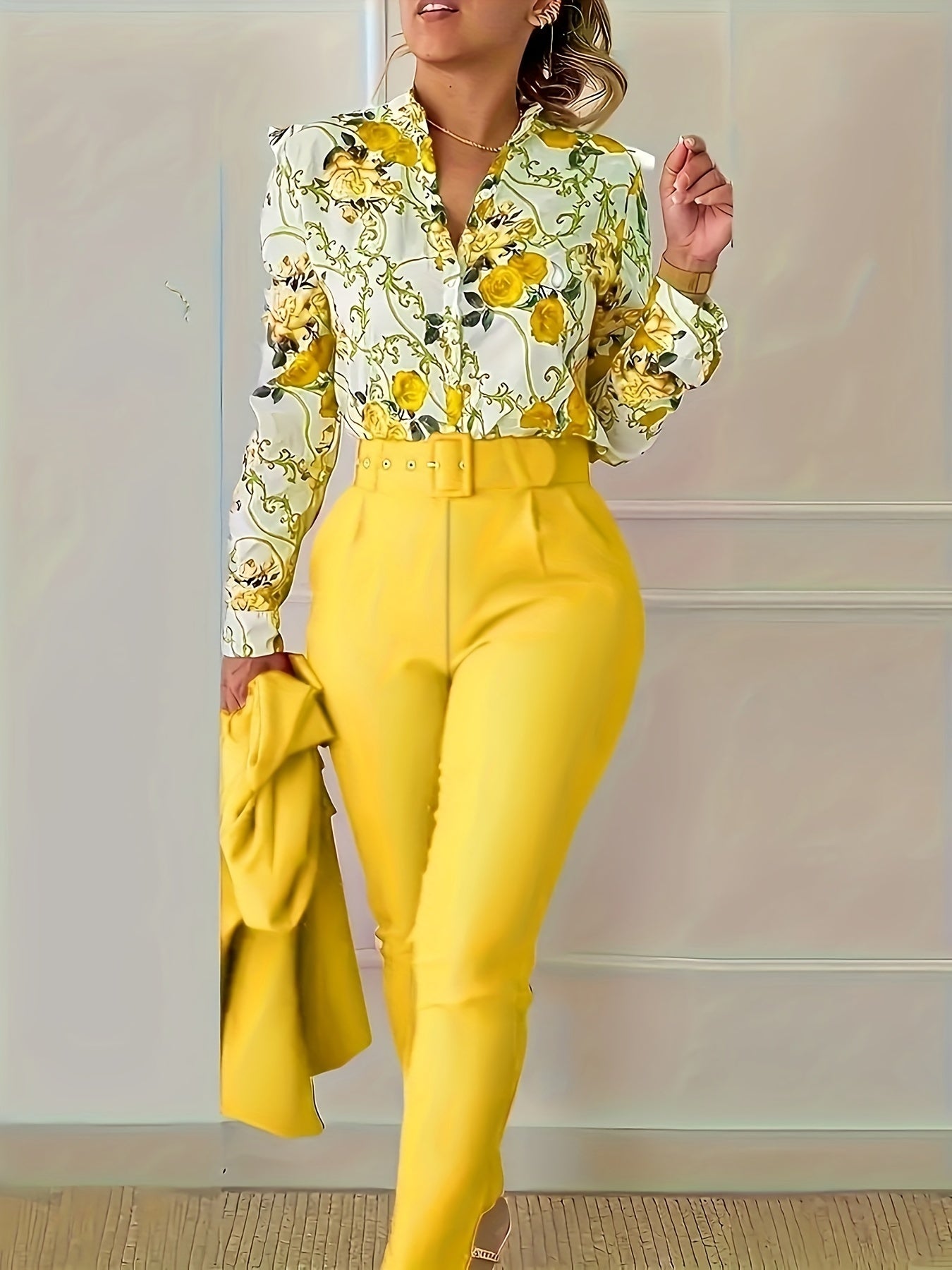 Elegant Floral Co-ord Set