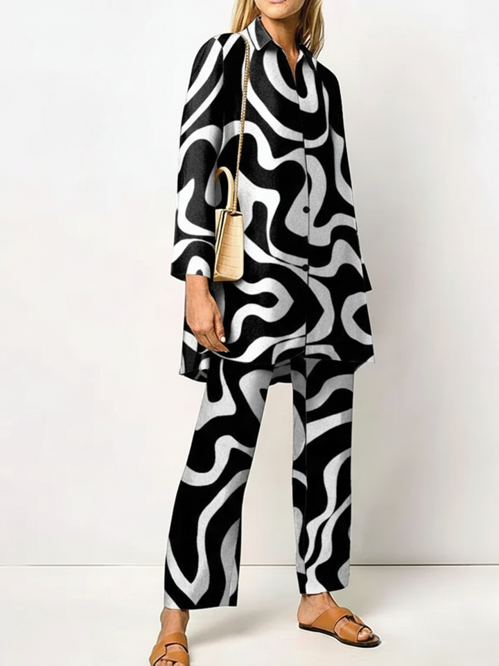 Farrah | Stylish Tunic Pants Two Piece Set