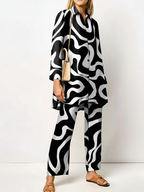 Farrah | Stylish Tunic Pants Two Piece Set