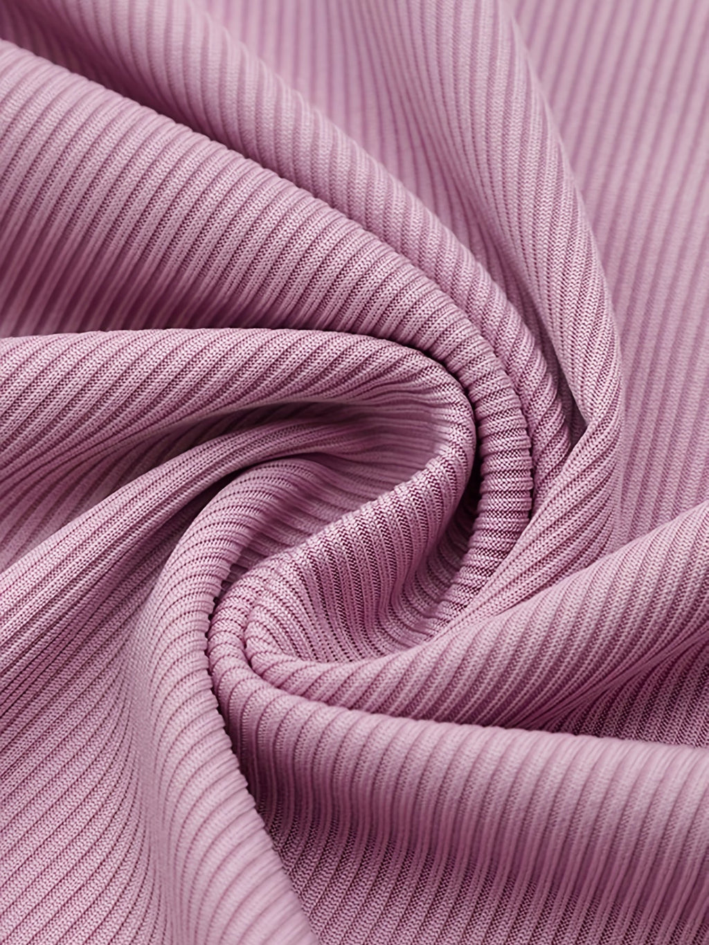 Pink Ribbed Zip-Front Top