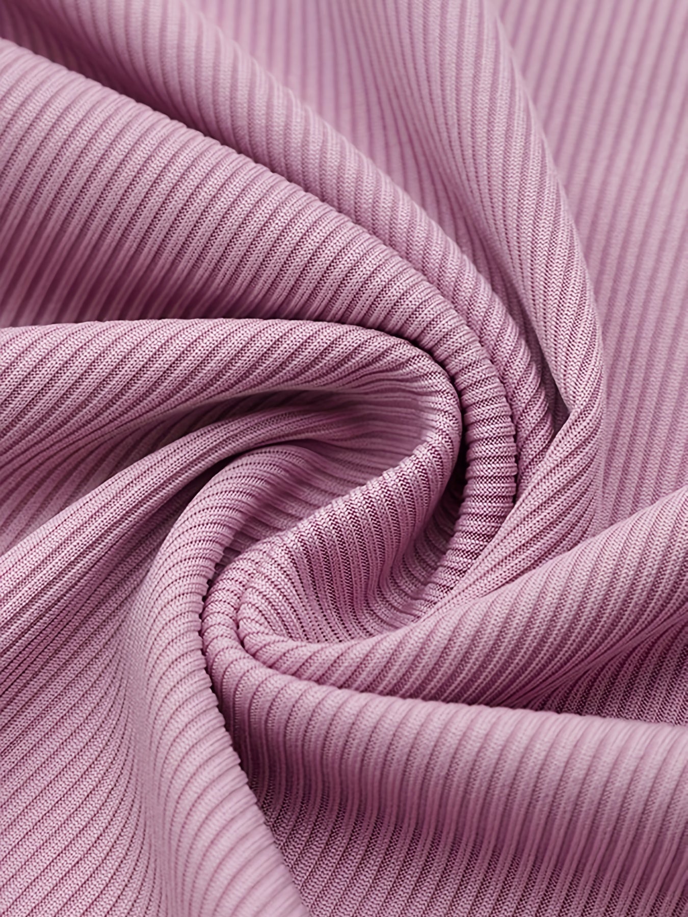 Pink Ribbed Zip-Front Top