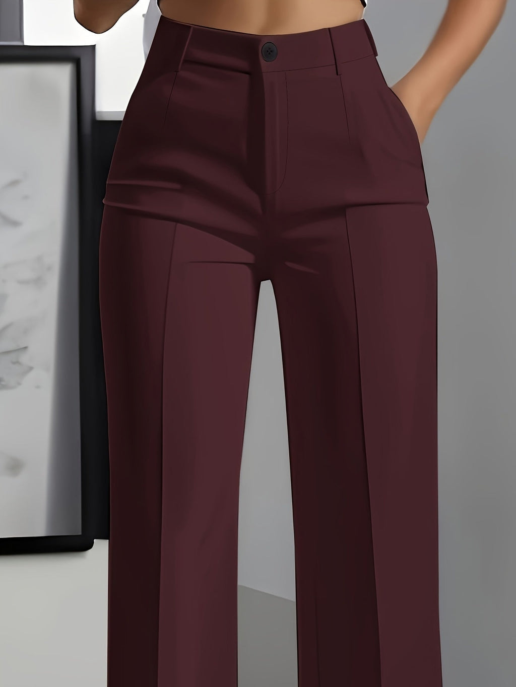 tailored wide-leg Pants
