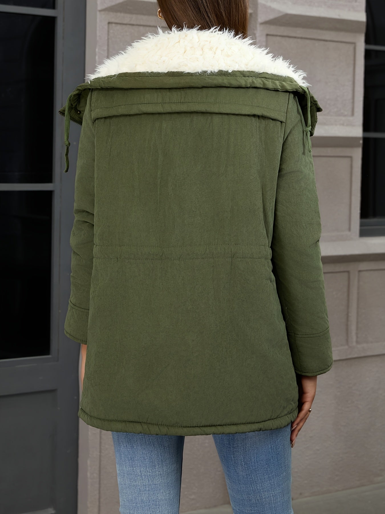 Fern Green Hooded Coat