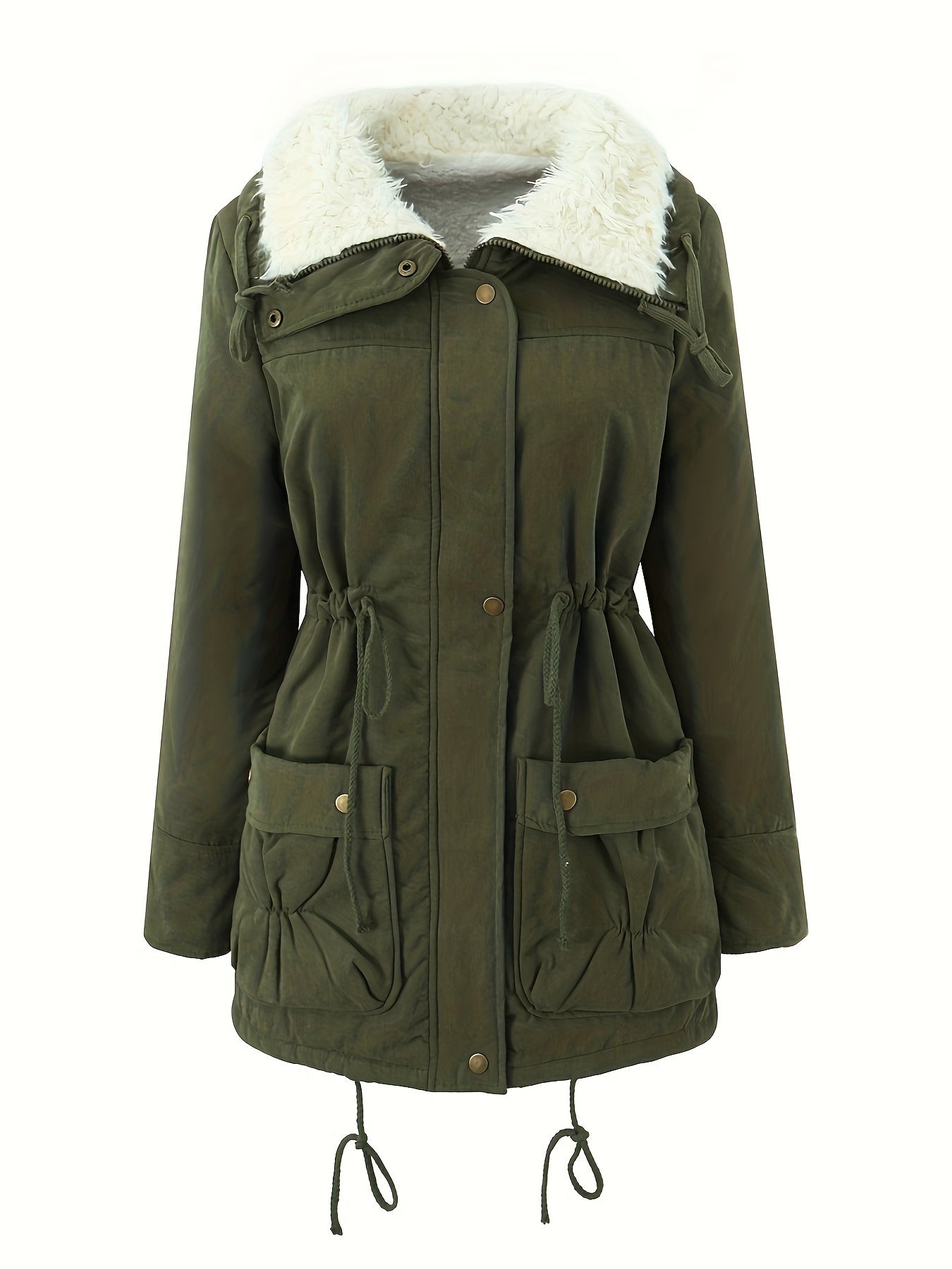 Fern Green Hooded Coat
