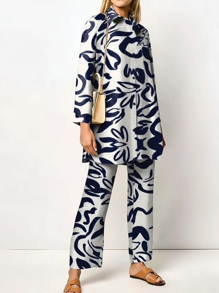 Farrah | Stylish Tunic Pants Two Piece Set
